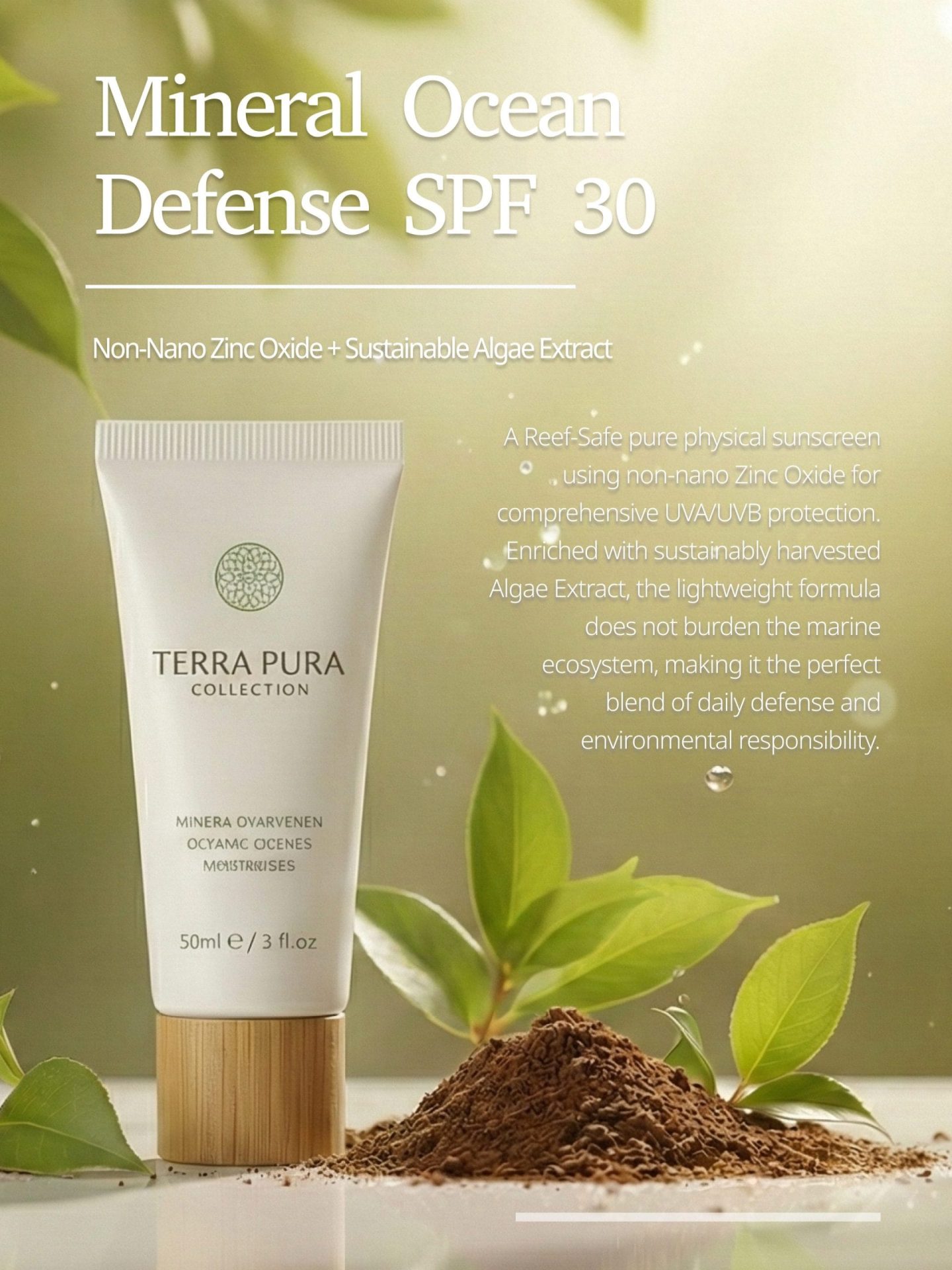 Terra Pura Collection-Mineral Ocean Defense SPF 30